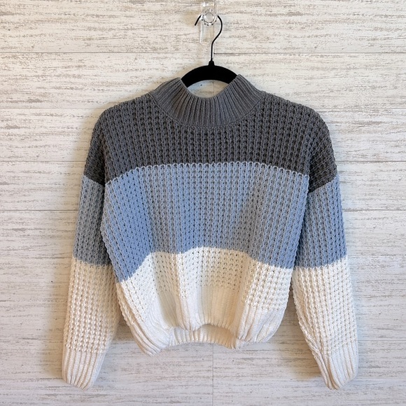 Pink Rose Knitted Sweater | SIZE M - Picture 1 of 4